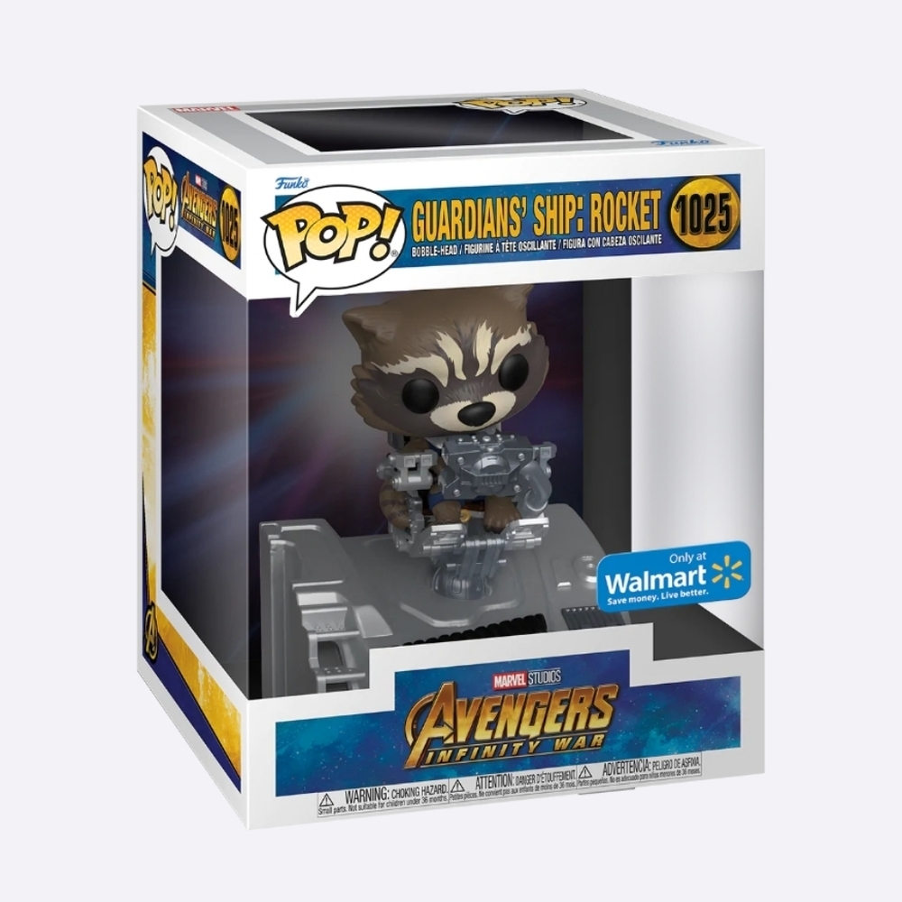 GUARDIANS SHIP ROCKET FUNKO POP Marvel Avengers Nwt